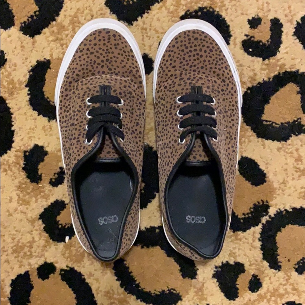 Leopard print sneakers